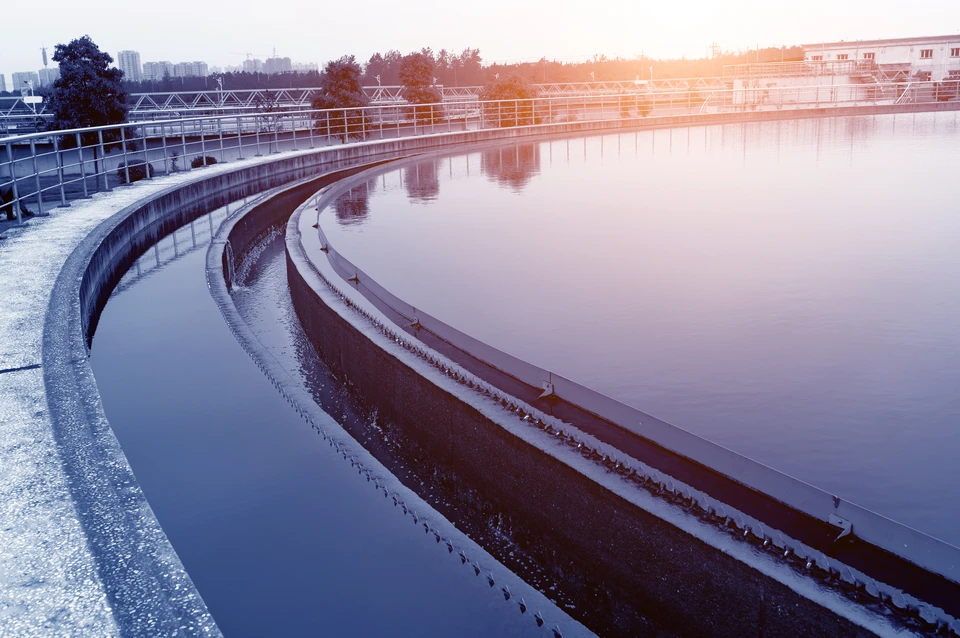 Station moderne de traitement des eaux usées urbaines